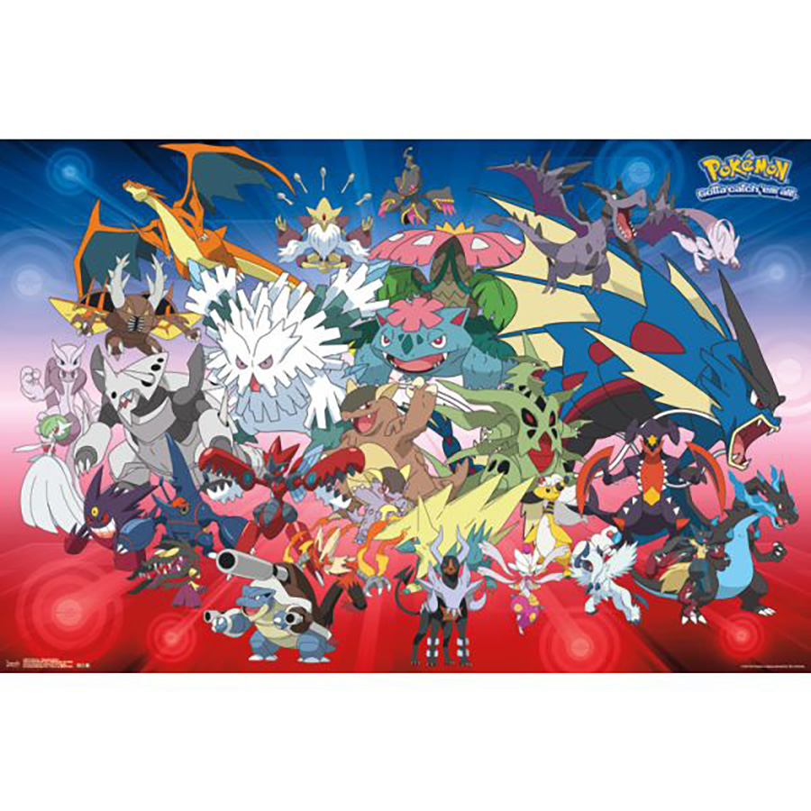 Pokemon Traveling Party Poster