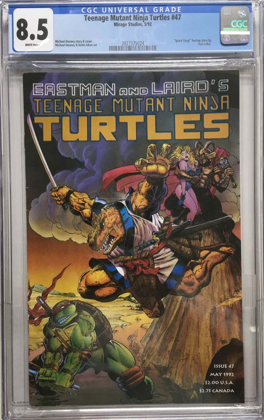 Teenage Mutant Ninja Turtles #47 CGC 8.5