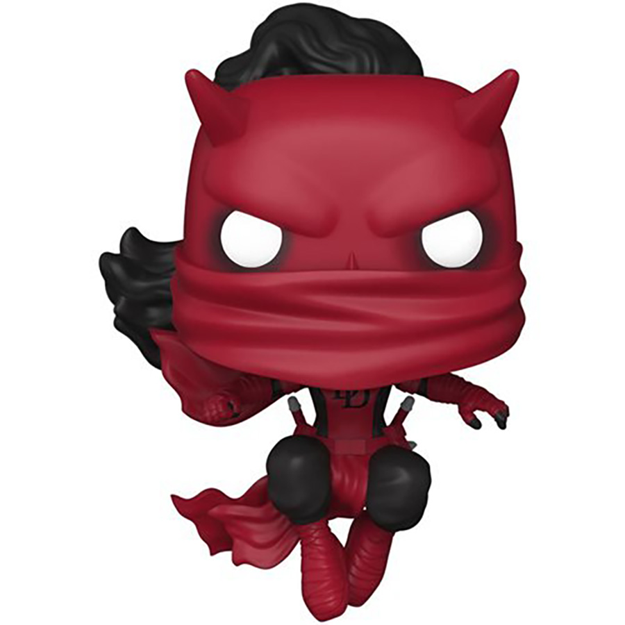 POP Comic Cover Marvel Daredevil Elektra Vinyl Bobble Head