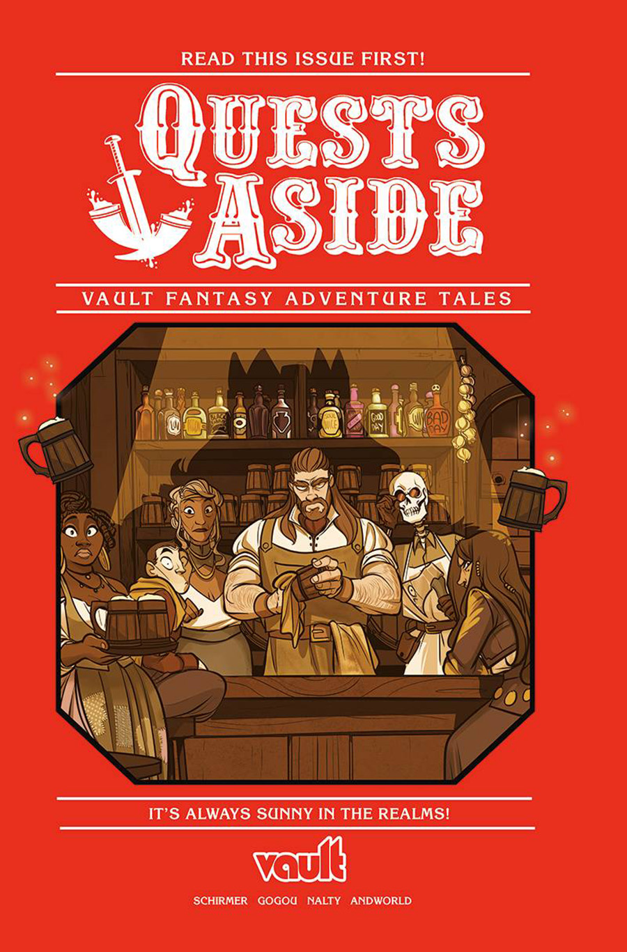 Quests Aside #1 Cover I 2nd Ptg Tim Daniel Variant Cover