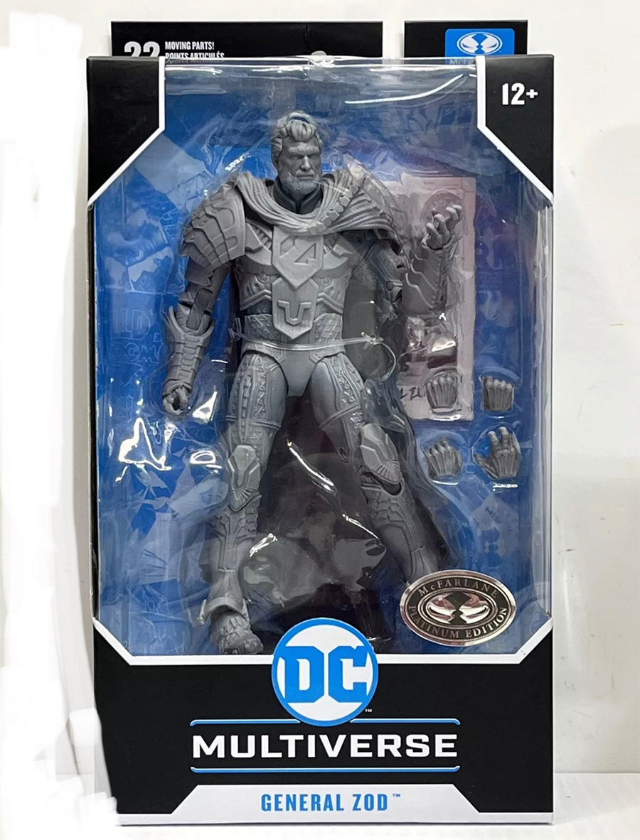 DC Multiverse General Zod Platinum Chase 7-Inch Action Figure