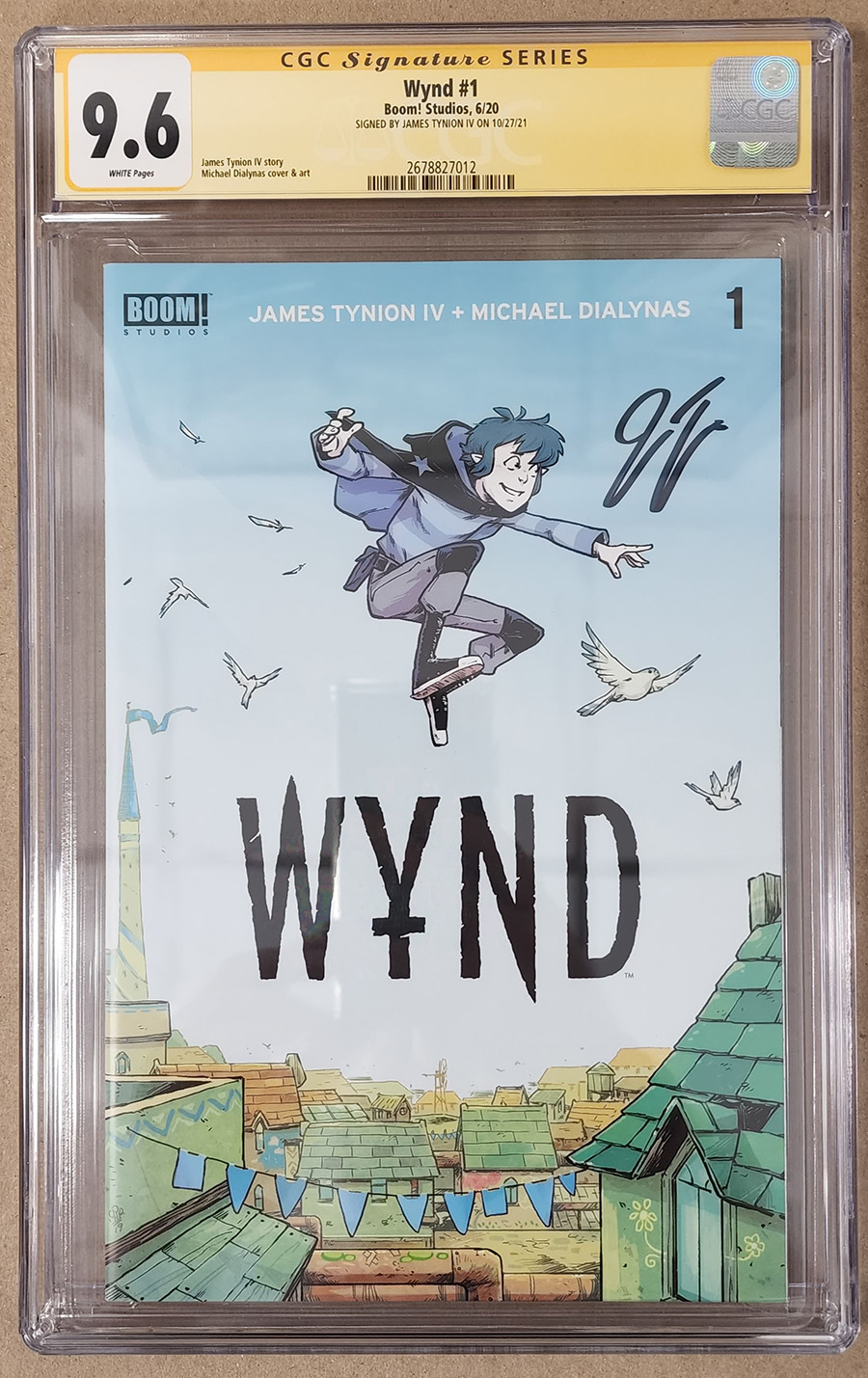 Wynd #1 Cover G 1st Ptg Regular Michael Dialynas Cover Signed By James Tynion IV CGC 9.6