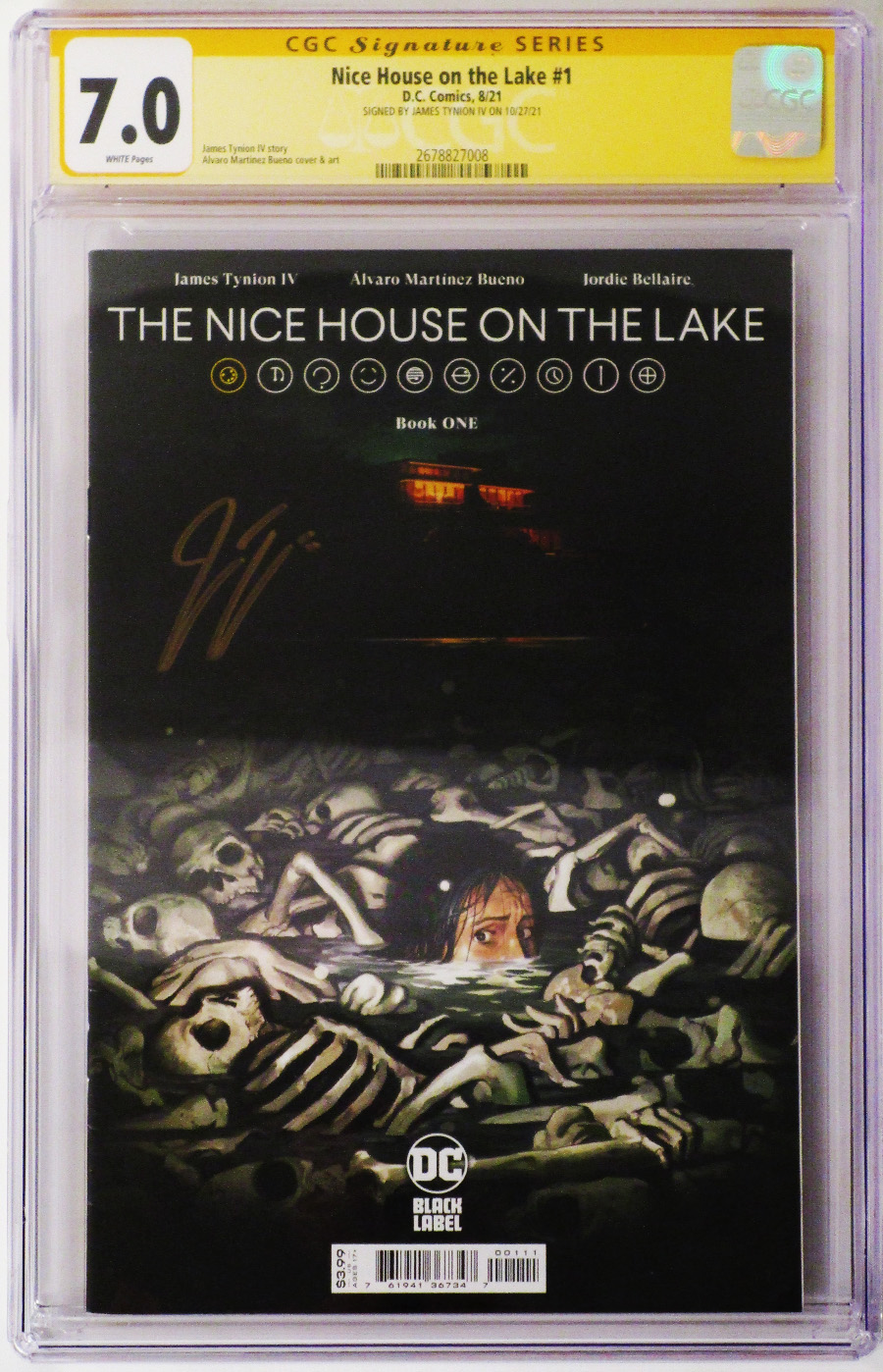 Nice House On The Lake #1 Cover I Regular Alvaro Martinez Bueno Cover Signed By James Tynion IV CGC 7