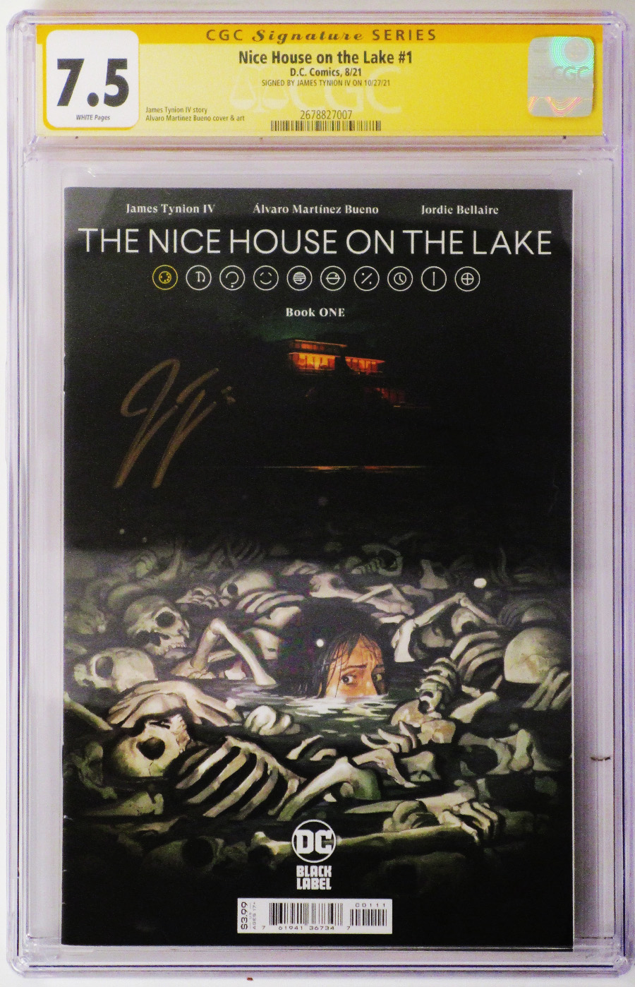 Nice House On The Lake #1 Cover J Regular Alvaro Martinez Bueno Cover Signed By James Tynion IV CGC 7.5