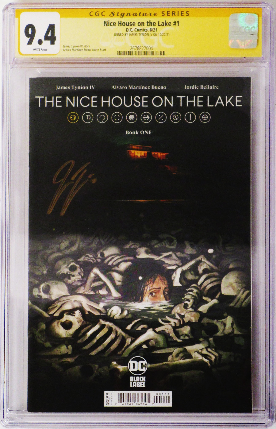 Nice House On The Lake #1 Cover L Regular Alvaro Martinez Bueno Cover Signed By James Tynion IV CGC 9.4