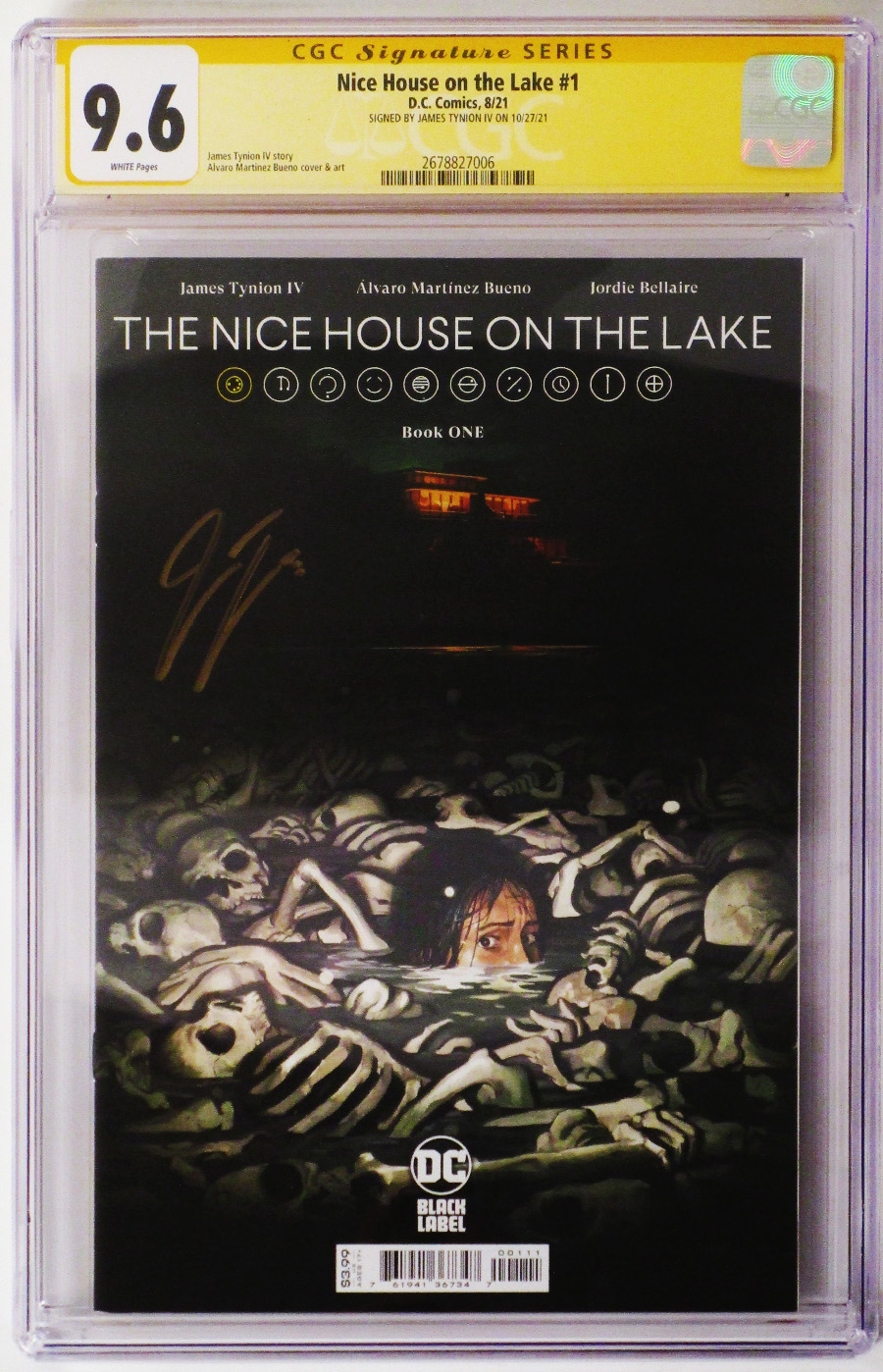Nice House On The Lake #1 Cover M Regular Alvaro Martinez Bueno Cover Signed By James Tynion IV CGC 9.6