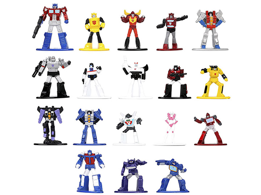 Transformers Nano Metalfigs 18-Pack Mini Figure