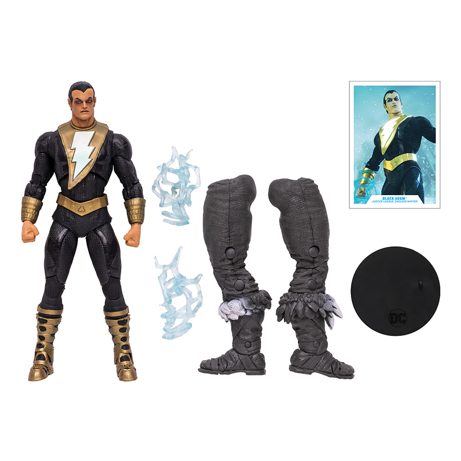 DC Build-A-Figure Wave 7 Endless Winter Black Adam 7-Inch Action Figure