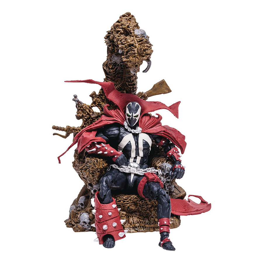 Spawn On Throne Deluxe 7-Inch Action Figure Set Case