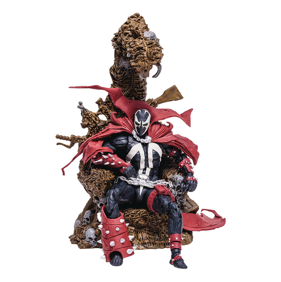 Spawn On Throne Deluxe 7-Inch Action Figure Set