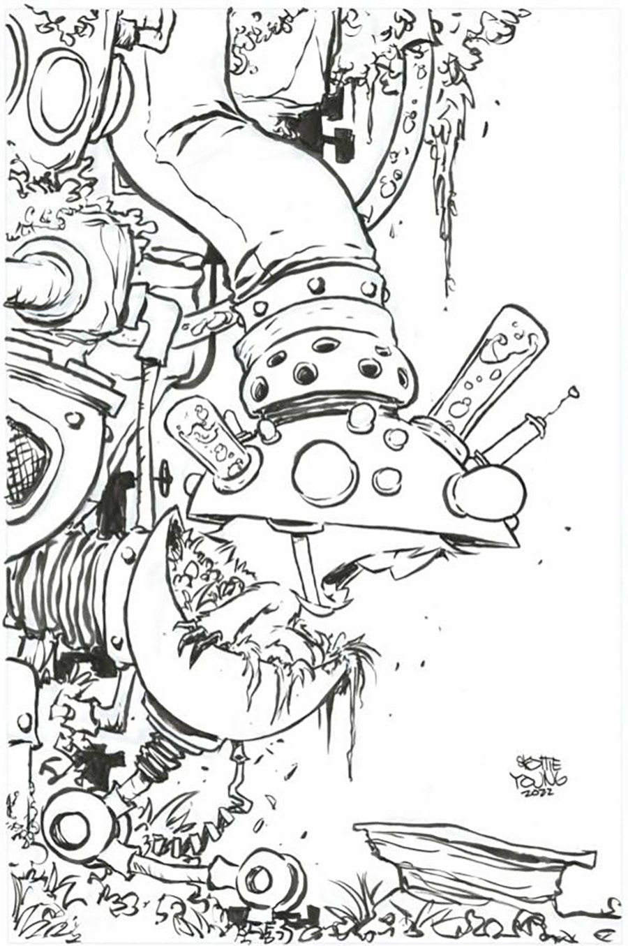Twig #2 Cover G Incentive Skottie Young Black & White Virgin Cover