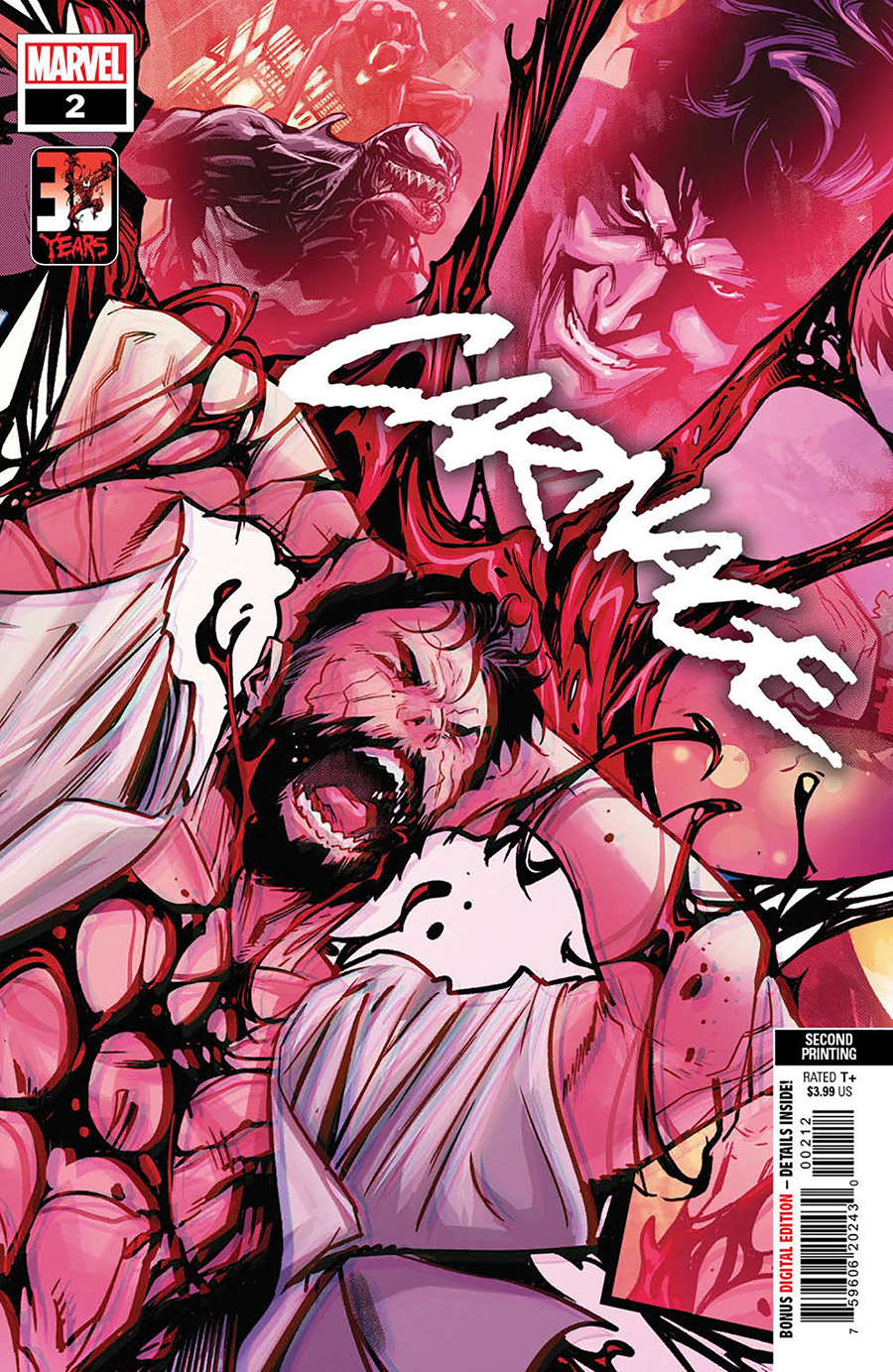 Carnage Vol 3 #2 Cover E 2nd Ptg Francesco Manna Variant Cover