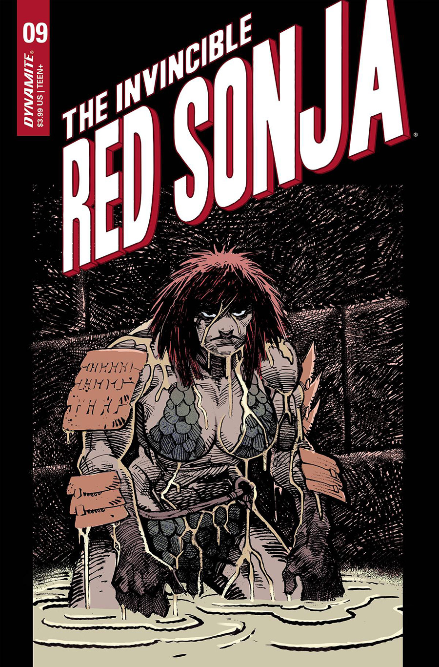 Invincible Red Sonja #9 Cover P Variant Moritat Ronin Homage Cover