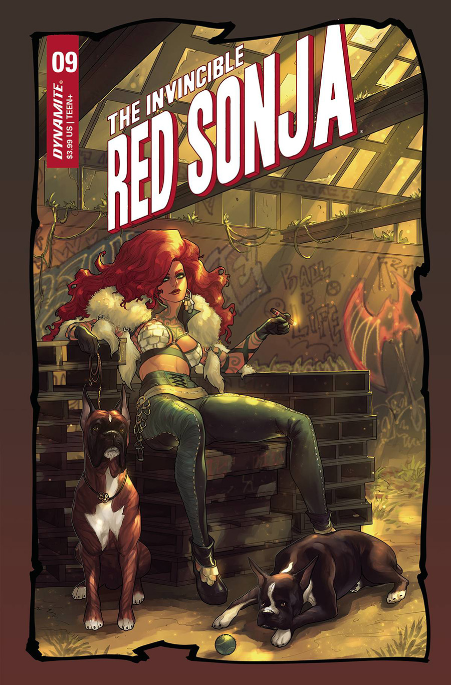 Invincible Red Sonja #9 Cover Q Variant Meghan Hetrick Street Cover