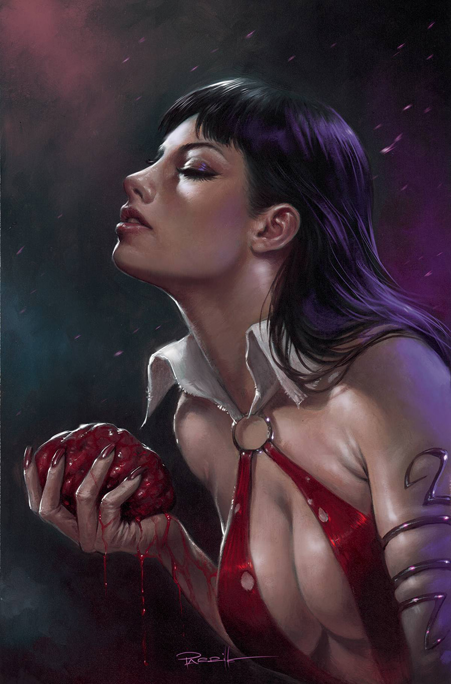 Vampirella Strikes Vol 3 #2 Cover T Incentive Lucio Parrillo Less Bloody Virgin Cover