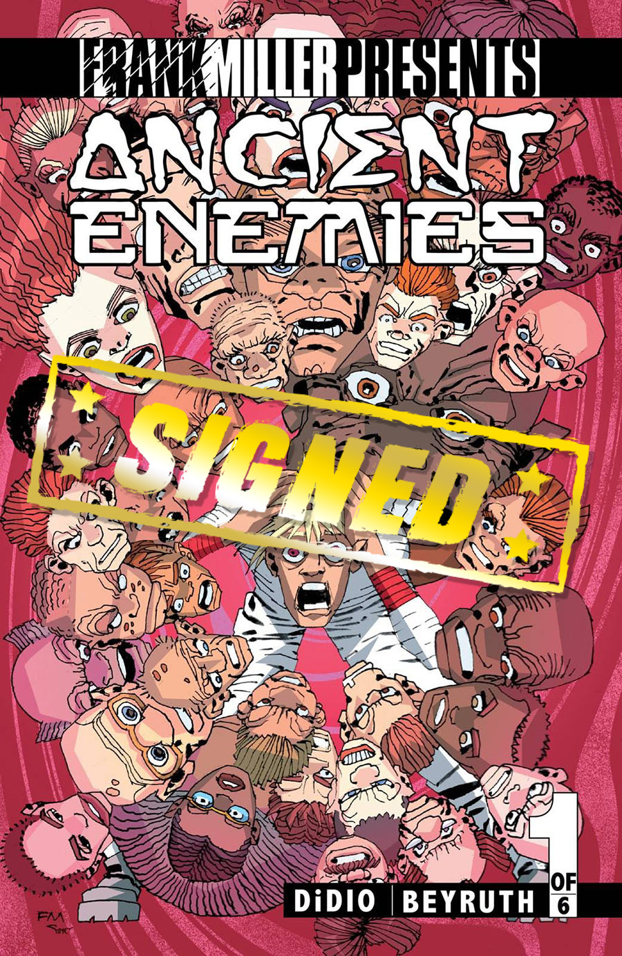 Ancient Enemies #1 Cover D Incentive Frank Miller Variant Cover Signed By Dan DiDio