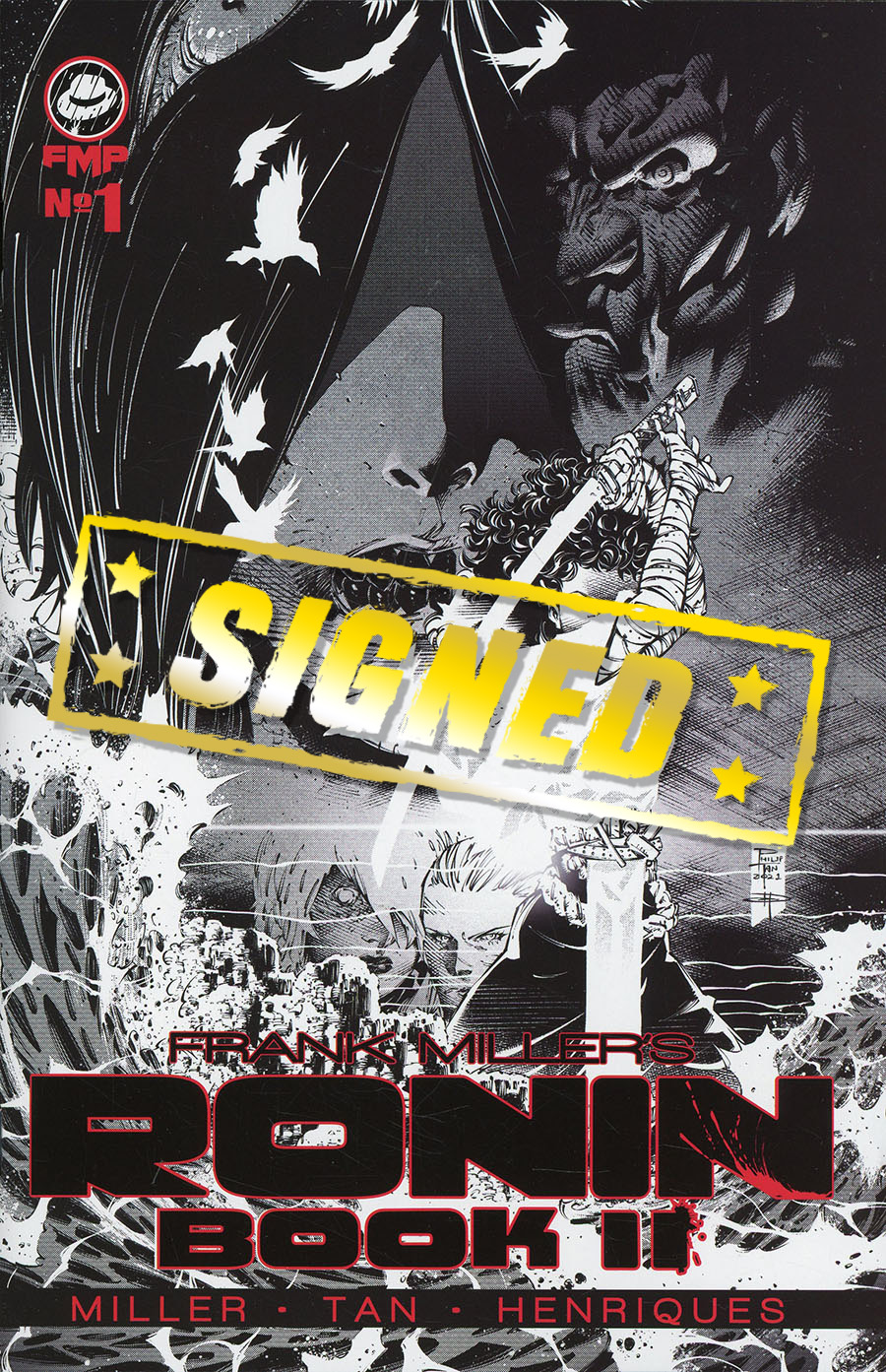 Frank Millers Ronin Book II #1 Cover C Regular Philip Tan Cover Signed By Dan DiDio