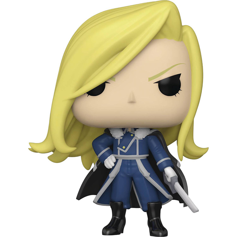 POP Animation Full Metal Alchemist Olivier Mira Armstrong With Sword Vinyl Figure