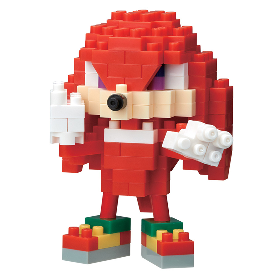 Nanoblock Character Series - Box Of 12 - NBCC-084 Sonic The Hedgehob - Knuckles