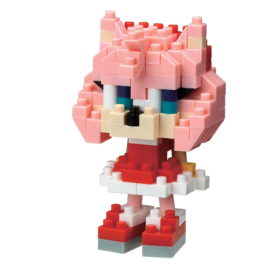Nanoblock Character Series - Box Of 12 - NBCC-085 Sonic The Hedgehob - Amy