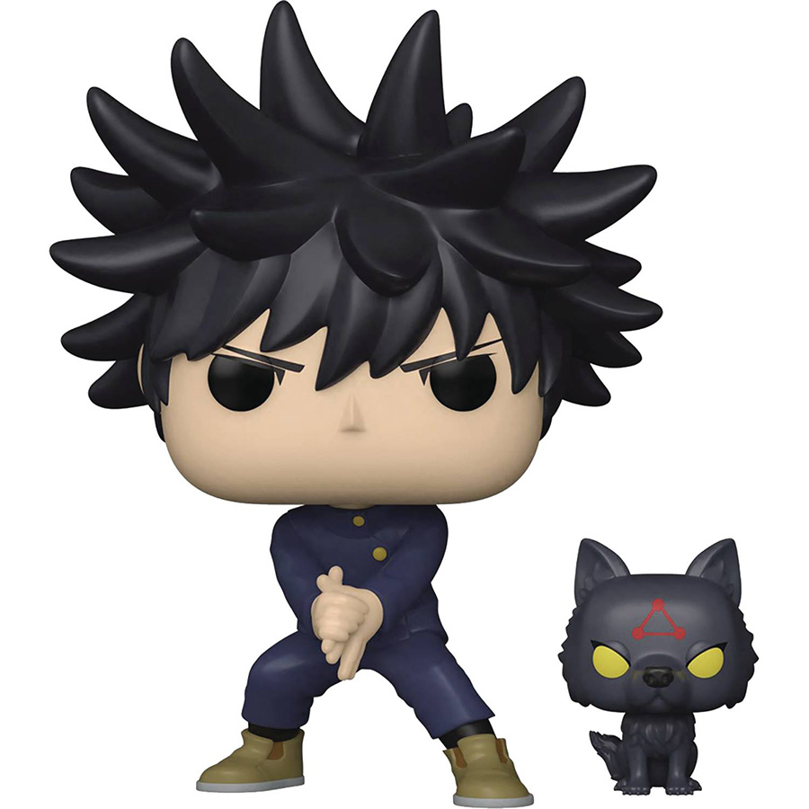 POP Animation Jujutsu Kaisen Megumi With Dogs Vinyl Figure