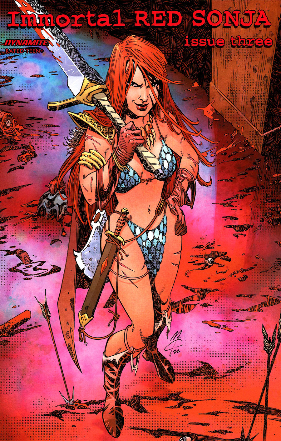 Immortal Red Sonja #3 Cover M Variant John McCrea Boys Homage Cover