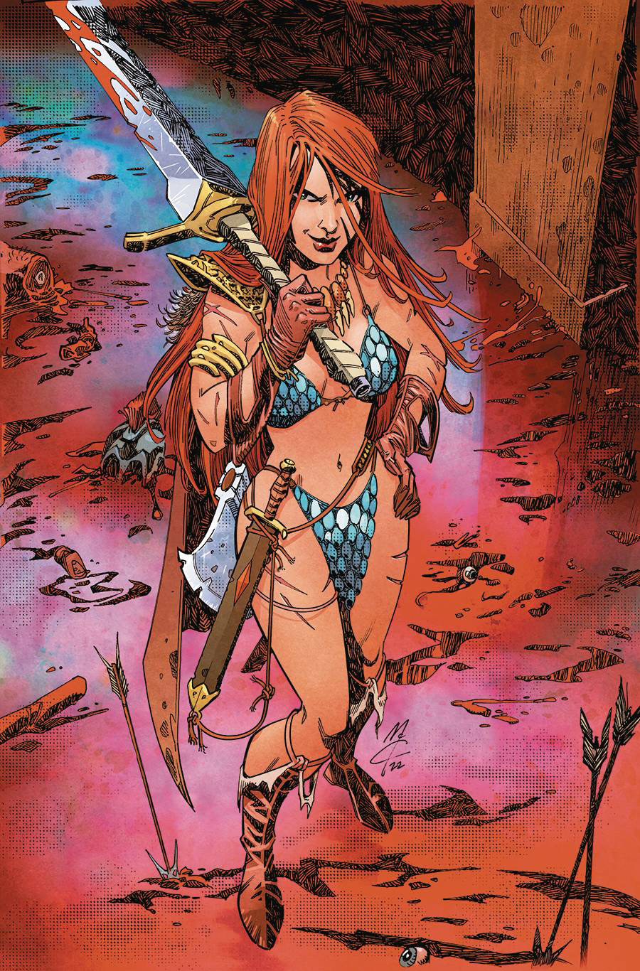 Immortal Red Sonja #3 Cover S Incentive John McCrea Boys Homage Virgin Cover