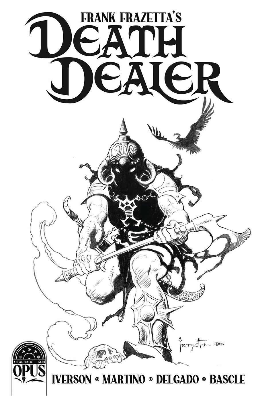 Frank Frazettas Death Dealer Vol 2 #1 Cover H 2nd Ptg (Limit 1 Per Customer)