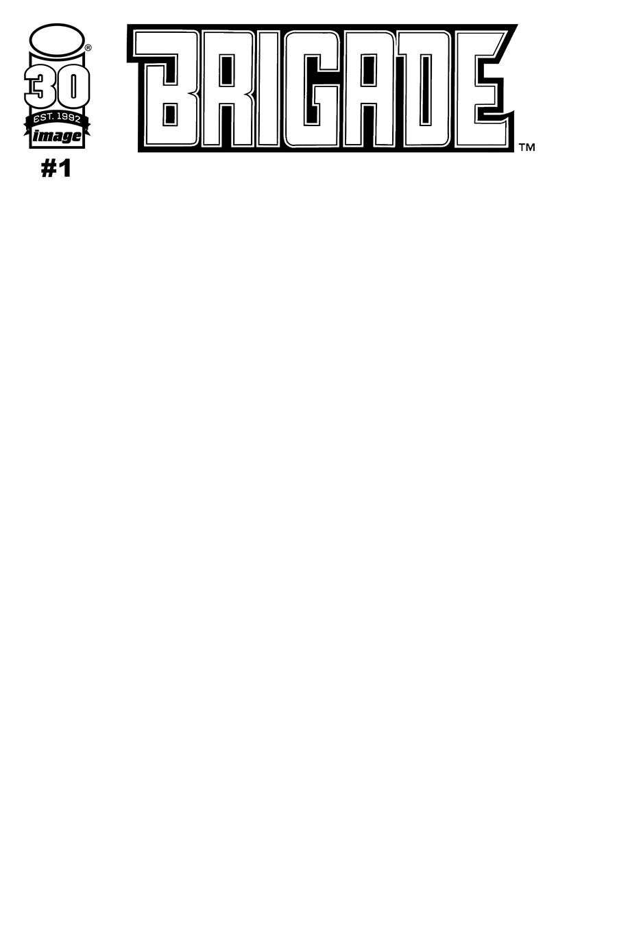Brigade Remastered Edition #1 Cover D Variant Blank Cover (Limit 1 Per Customer)