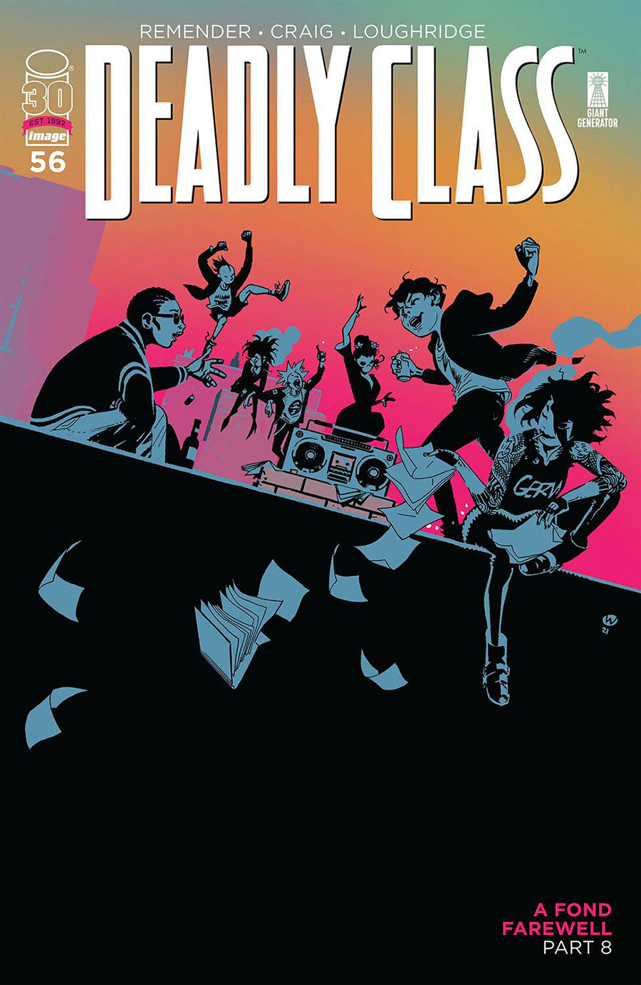 Deadly Class #56 Cover A Regular Wes Craig Cover
