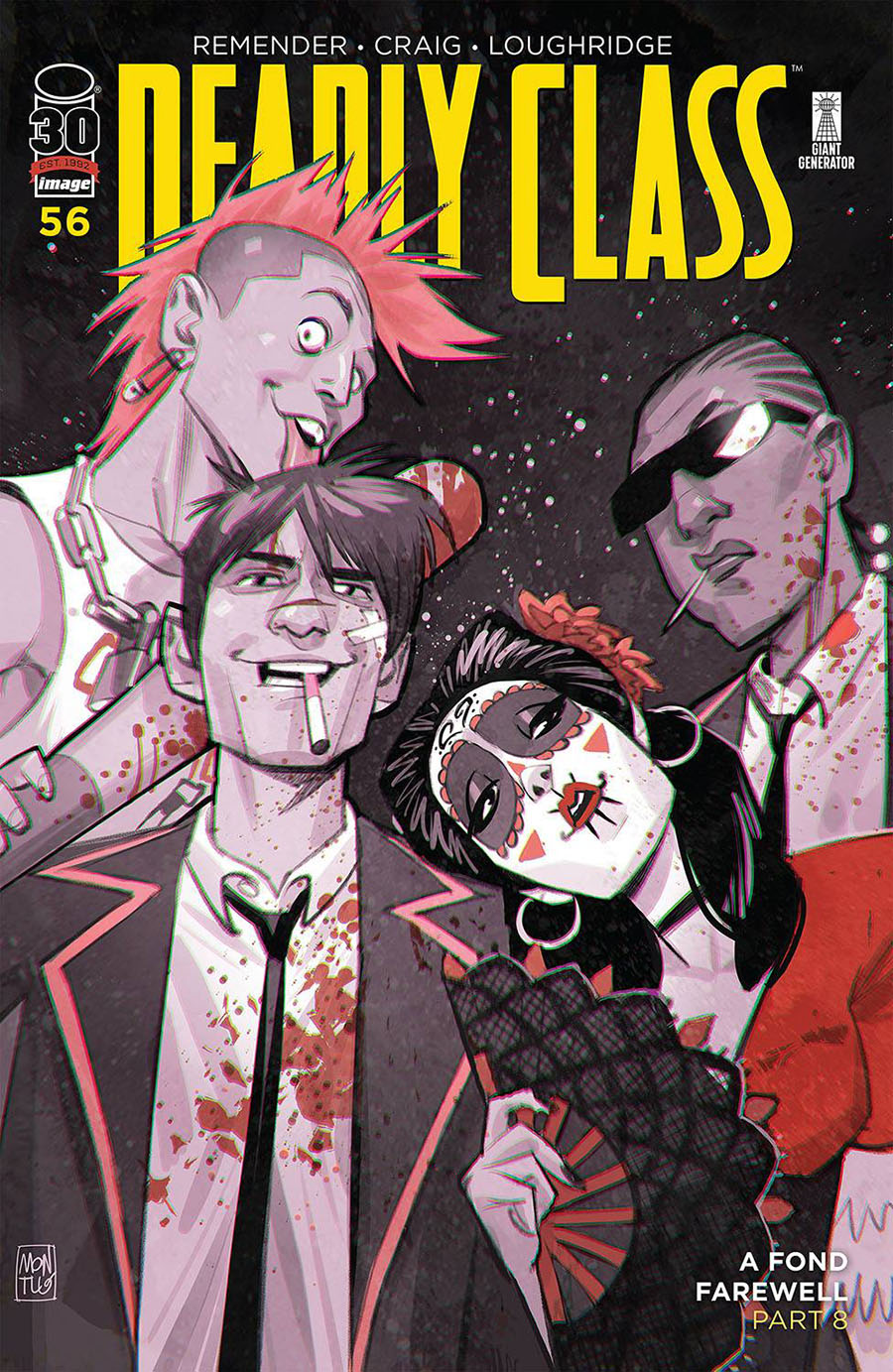 Deadly Class #56 Cover C Variant Miki Montllo Cover