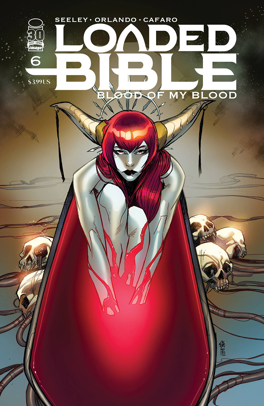 Loaded Bible Blood Of My Blood #6 Cover B Variant Giuseppe Cafaro Cover