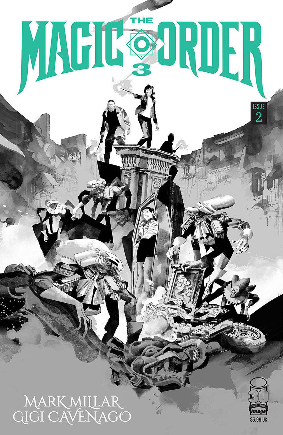 Magic Order 3 #2 Cover B Variant Gigi Cavenago Black & White Cover