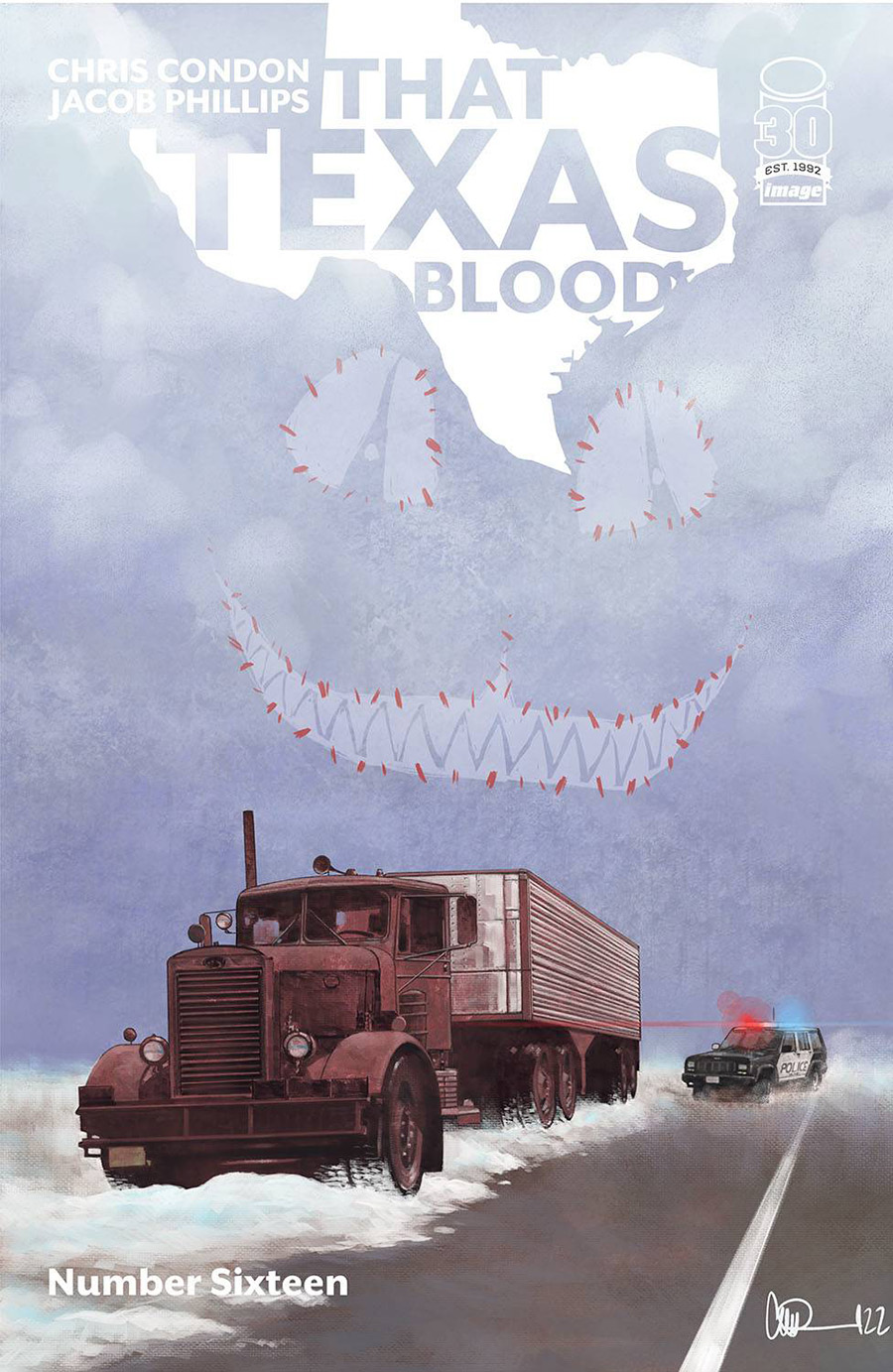 That Texas Blood #16 Cover B Variant Charlie Adlard Cover