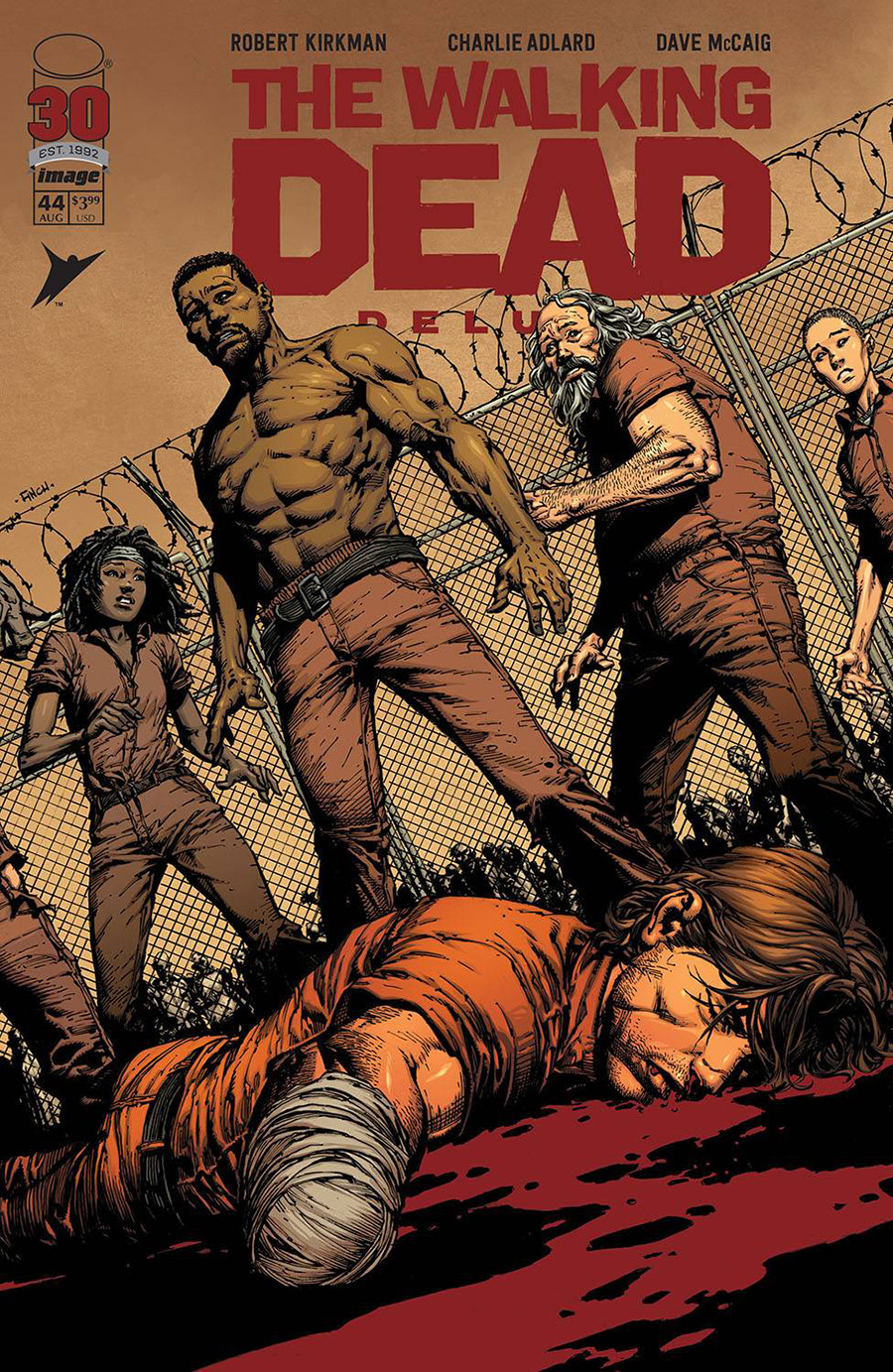 Walking Dead Deluxe #44 Cover A Regular David Finch & Dave McCaig Cover
