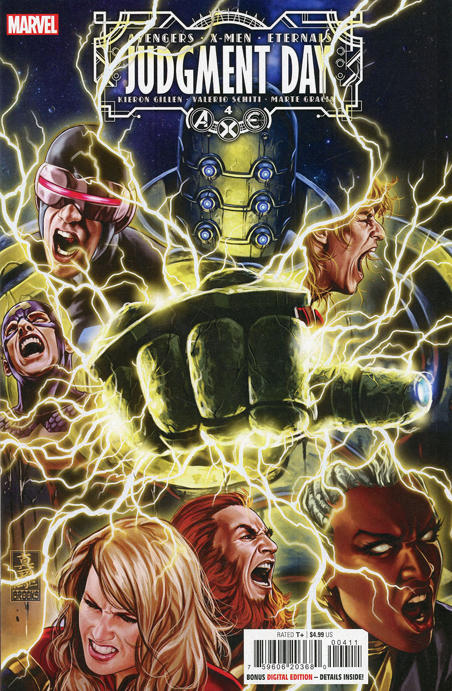 A.X.E. Judgment Day #4 Cover A Regular Mark Brooks Cover