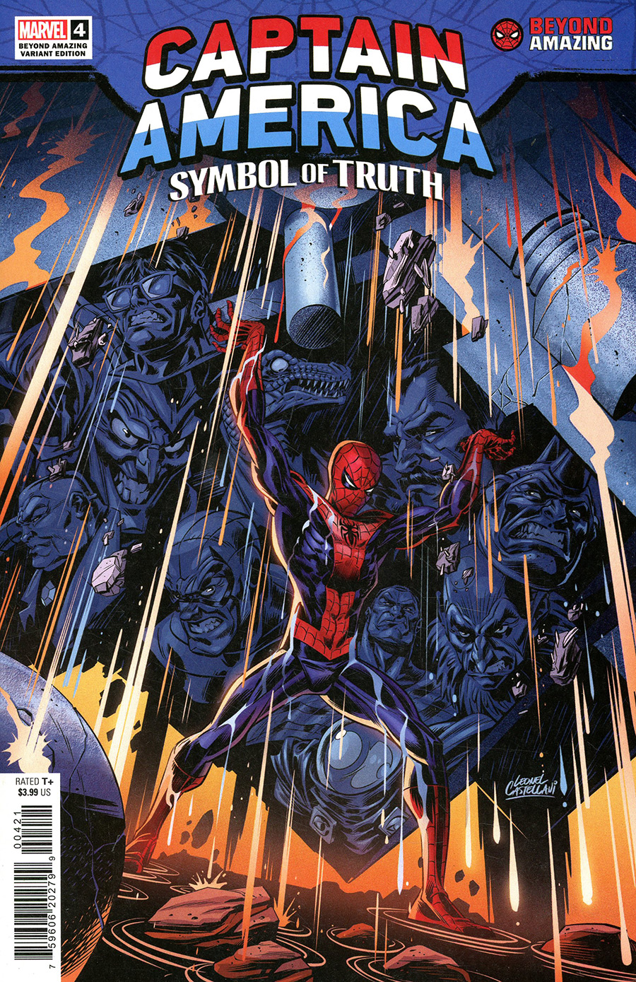 Captain America Symbol Of Truth #4 Cover B Variant Leo Castellani Beyond Amazing Spider-Man Cover (Limit 1 Per Customer)