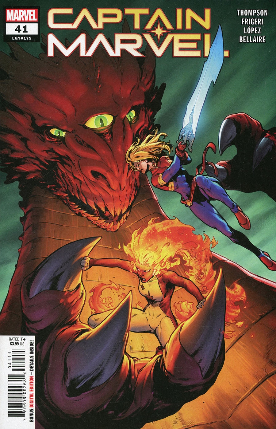 Captain Marvel Vol 9 #41 Cover A Regular Juan Frigeri Cover