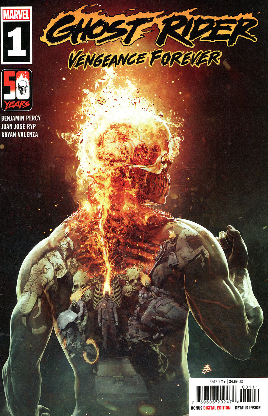 Ghost Rider Vengeance Forever #1 (One Shot) Cover A Regular Bjorn Barends Cover