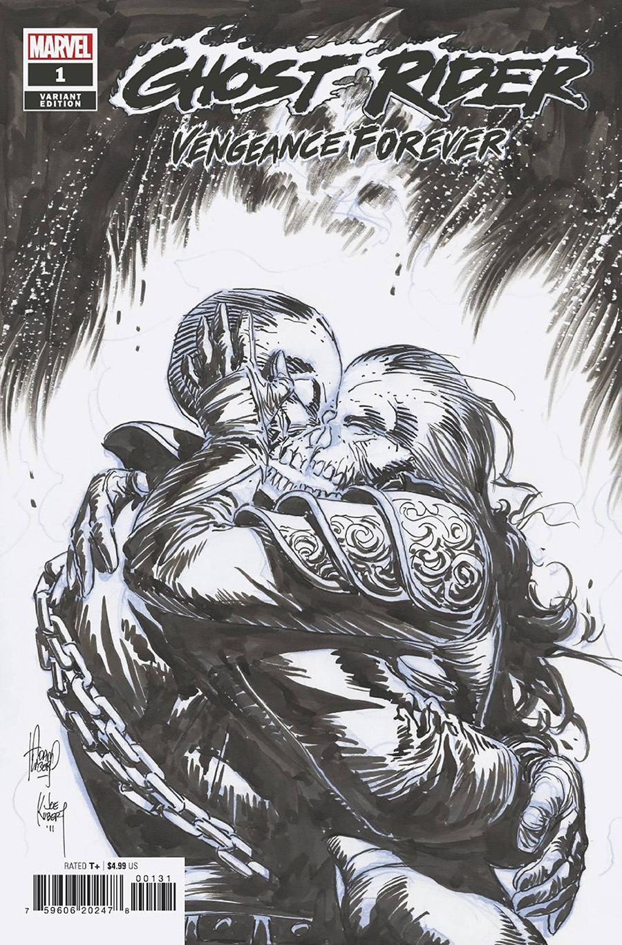 Ghost Rider Vengeance Forever #1 (One Shot) Cover C Variant Adam Kubert & Joe Kubert Cover