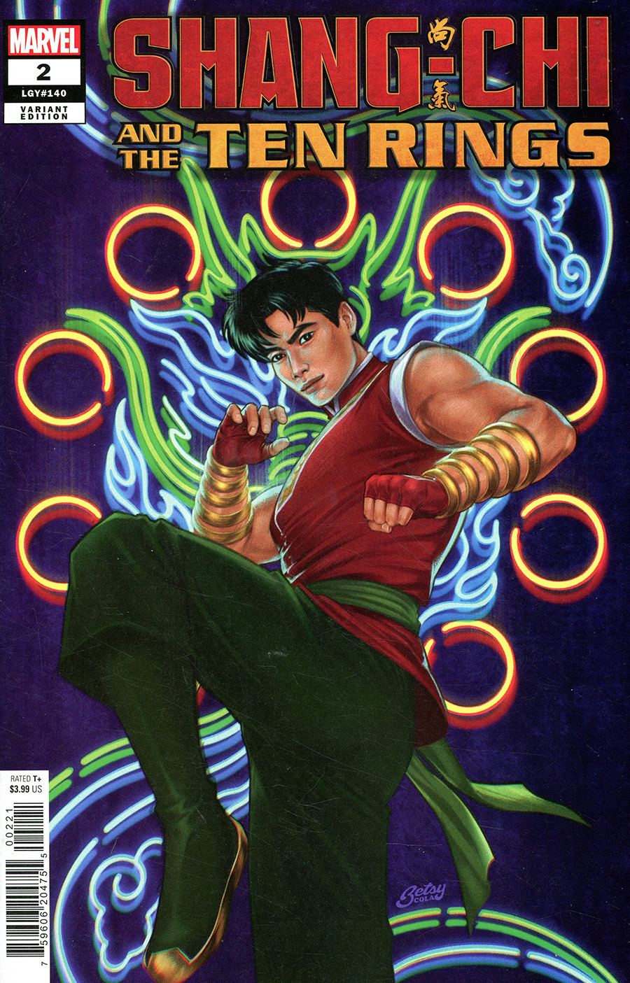 Shang-Chi And The Ten Rings #2 Cover B Variant Betsy Cola Cover