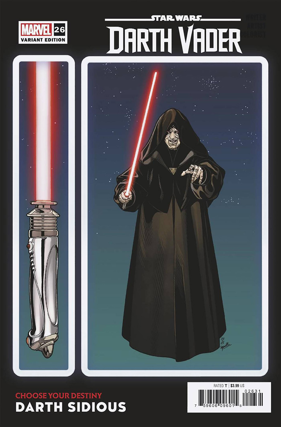 Star Wars Darth Vader #26 Cover B Variant Chris Sprouse Choose Your Destiny Cover