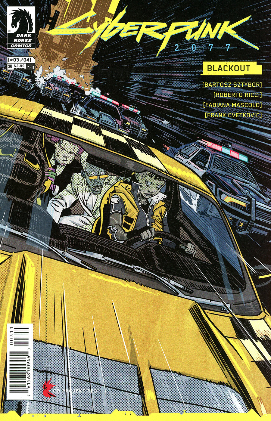 Cyberpunk 2077 Blackout #3 Cover A Regular Roberto Ricci Cover