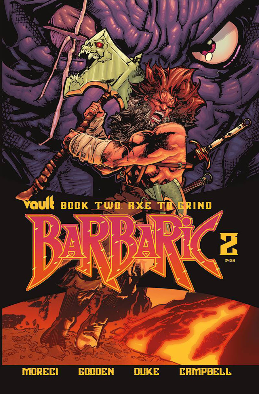 Barbaric Axe To Grind #2 Cover A Regular Nathan Gooden Cover