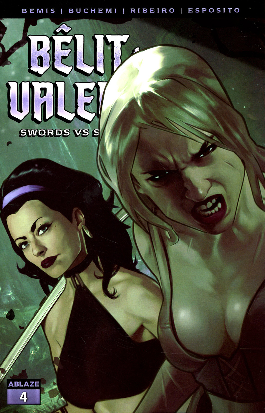 Belit & Valeria Swords vs Sorcery #4 Cover A Regular Francesco Tomaselli Cover