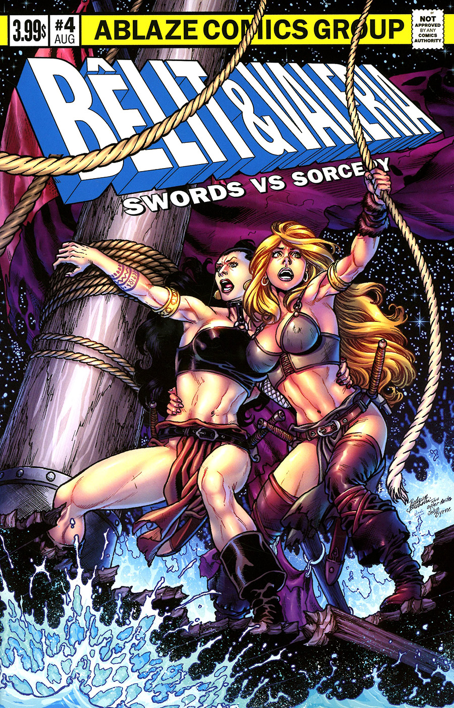 Belit & Valeria Swords vs Sorcery #4 Cover D Variant Rodney Buchemi Uncanny X-Men 137 Parody Homage Cover