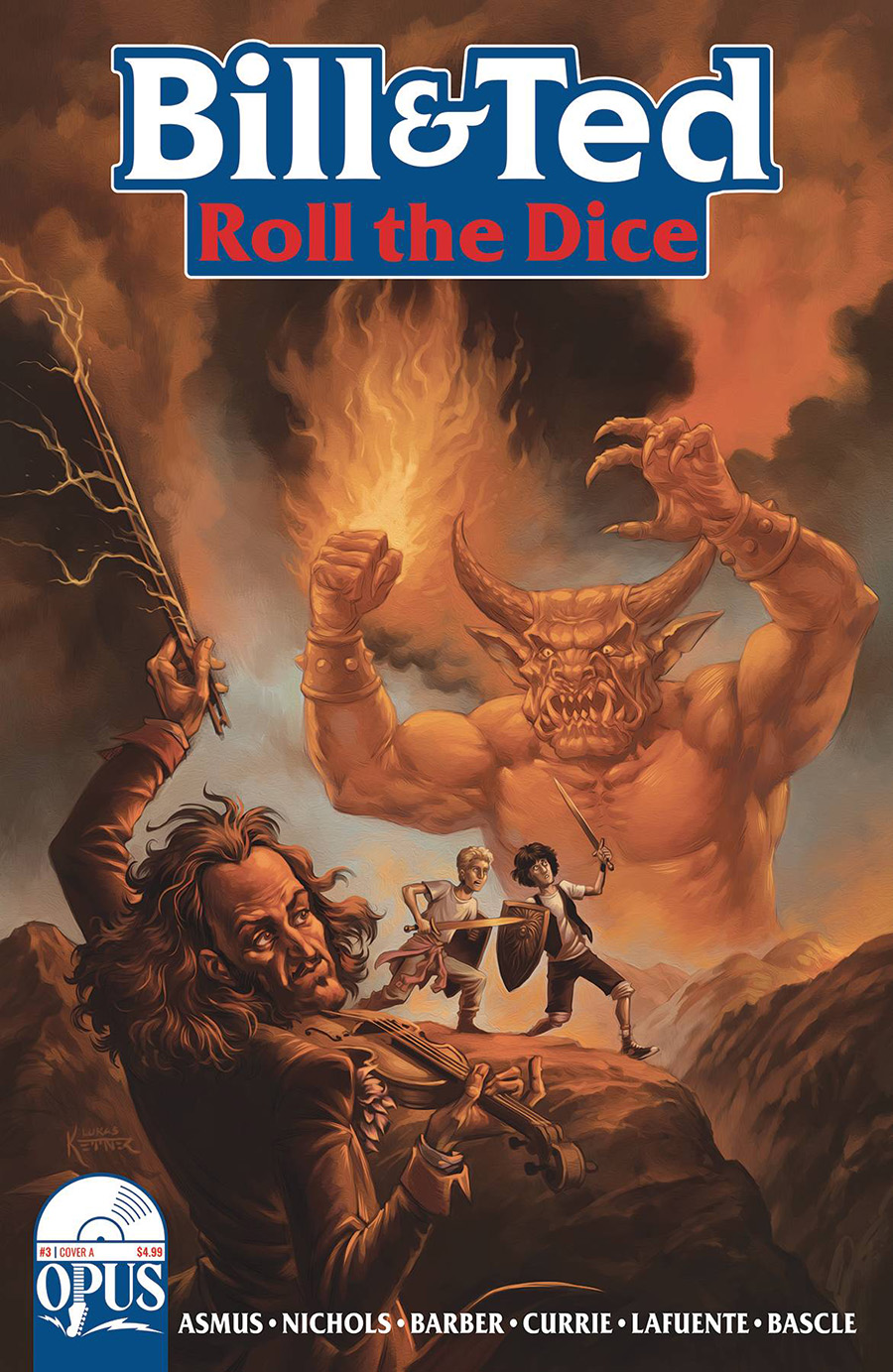 Bill & Ted Roll The Dice #3 Cover A Regular Lukas Ketner Cover