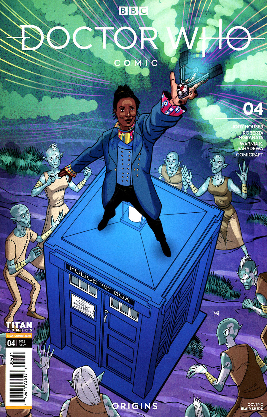 Doctor Who Origins #4 Cover C Variant Blair Shedd Cover