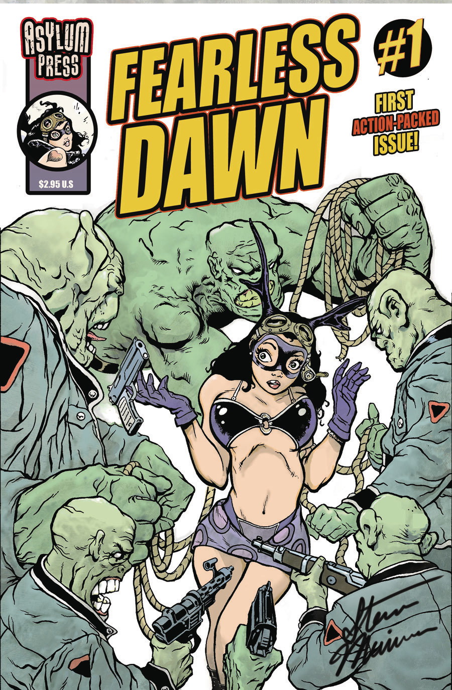 Fearless Dawn #1 Cover D Signed By Steve Mannion