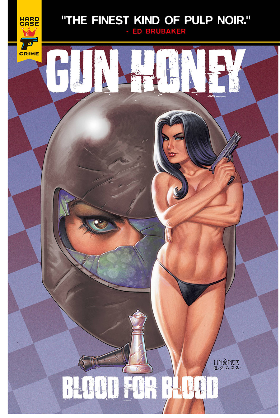 Hard Case Crime Gun Honey Blood For Blood #1 Cover E Variant Joseph Michael Linsner Cover